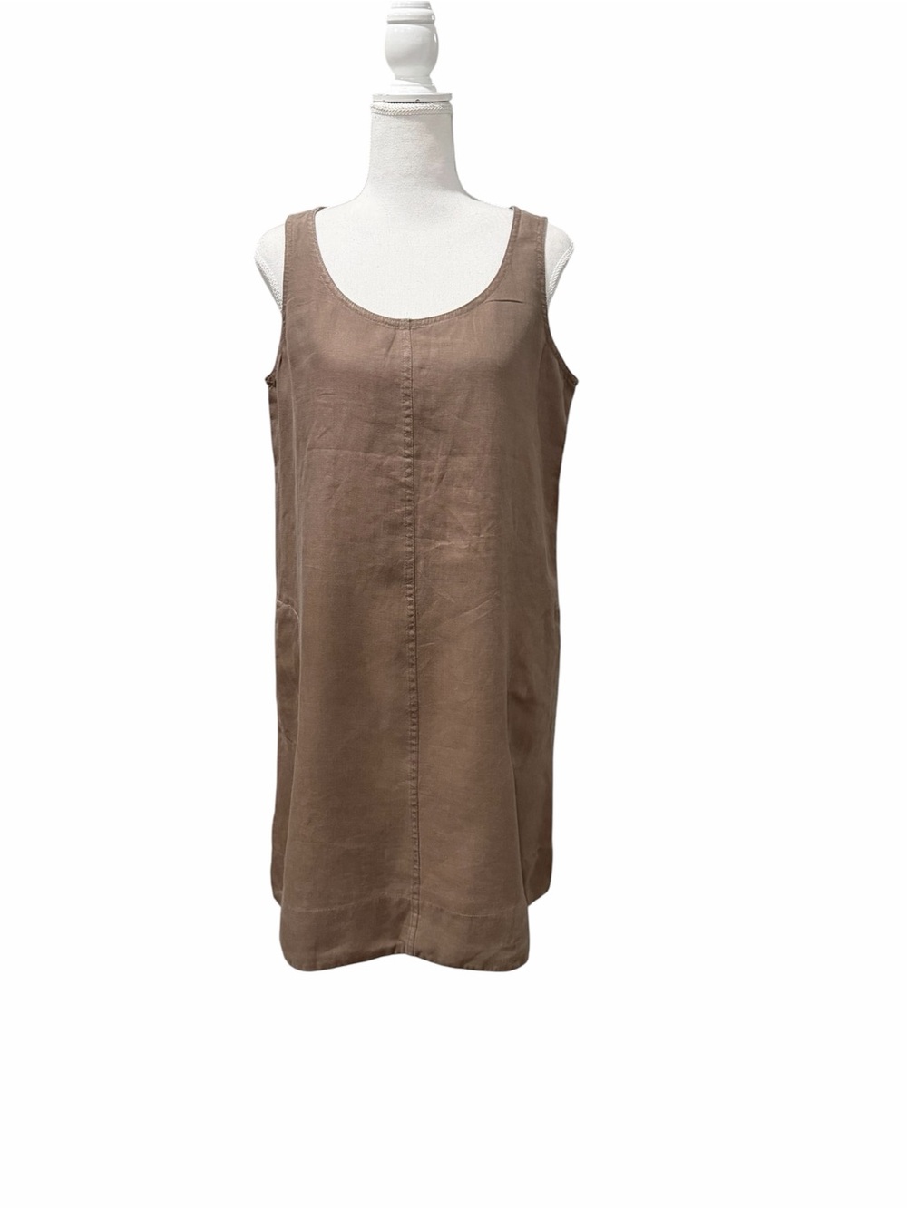 J. Jill Sleeveless Linen Shift Dress Jumper Size S